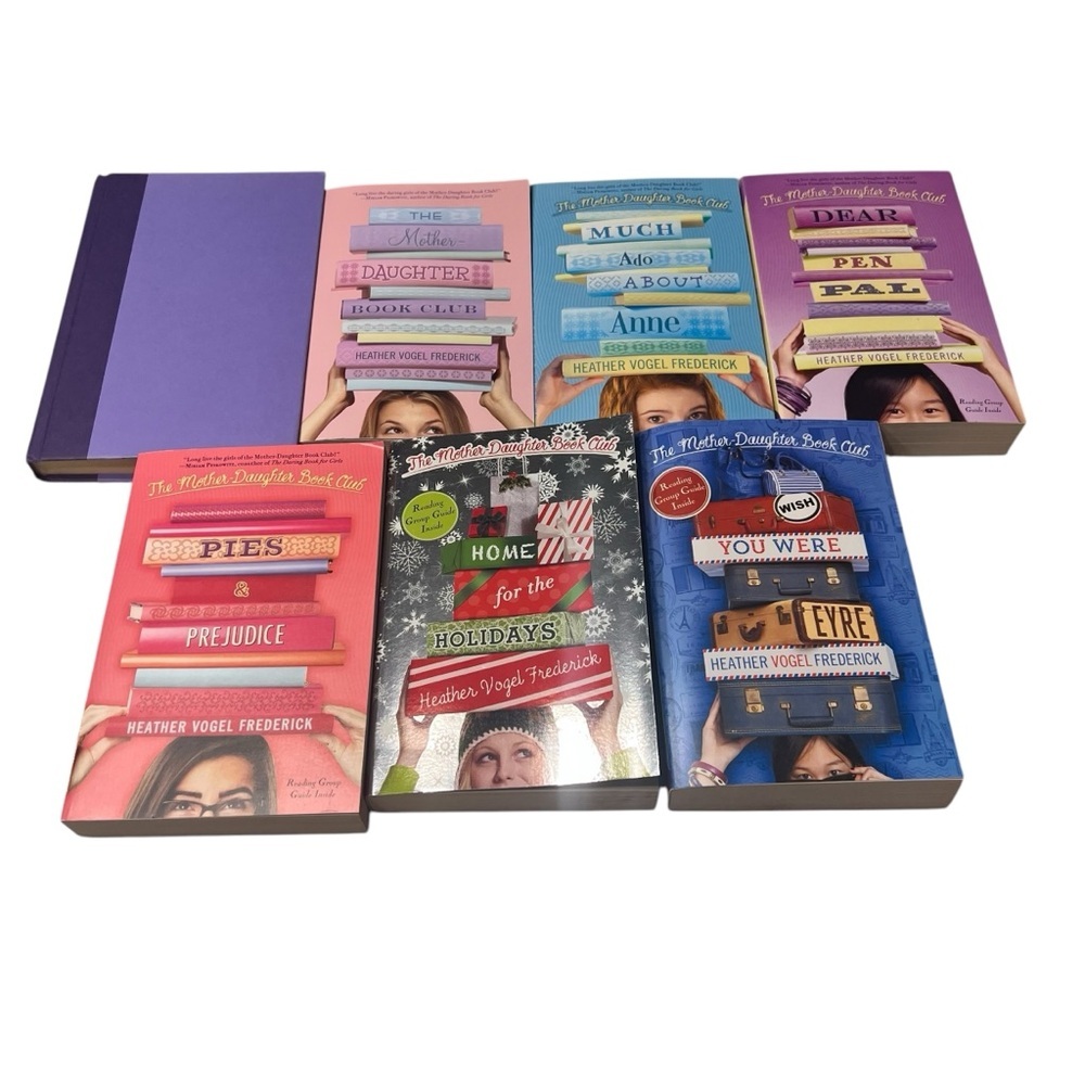7 Piece Set The Mother-Daughter Book Club Series by Heather Vogel Frederick - Picture 3 of 5